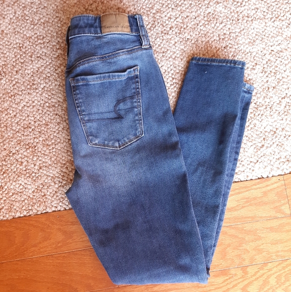 American Eagle Super Hi Rise Jegging Jeans size 4 Short - Picture 7 of 16